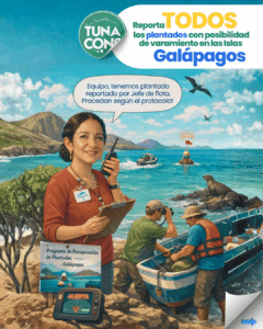 TUNACONS strengthens the protection of Galápagos through preventive FAD recovery and biodegradable solutions