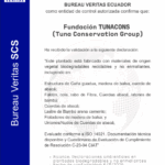 TUNACONS certifies that its FADs are made with 100% plant-based materials